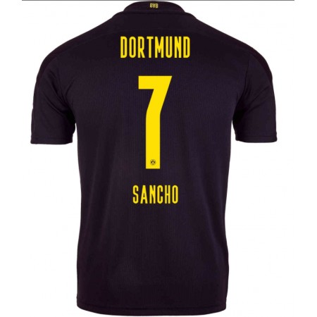 Billiga Fotbollströjor Borussia Dortmund Jadon Sancho 7 Borta tröja 2020/21 Kortärmad